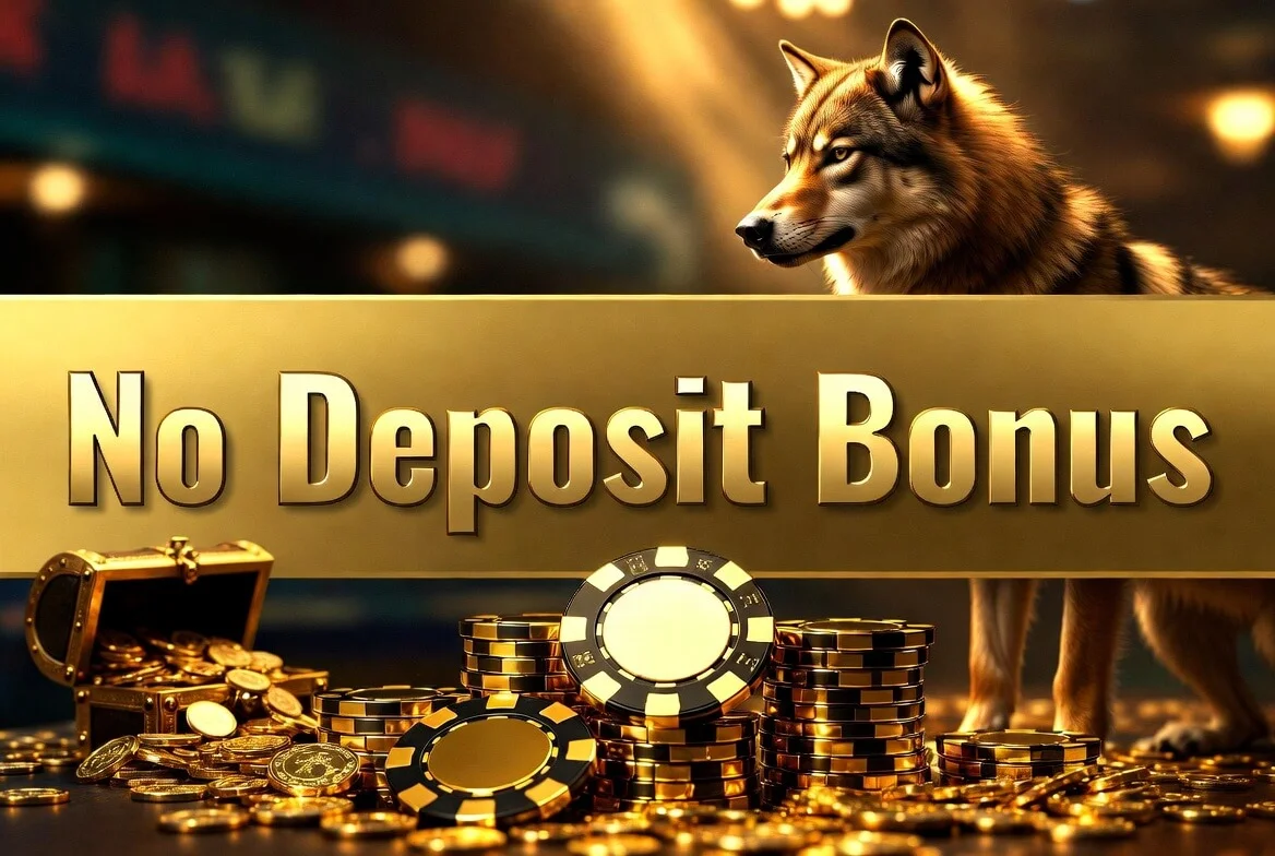 Wolf Winner Casino no deposit bonus — 20 free spins on Wolf Saga at sign-up
